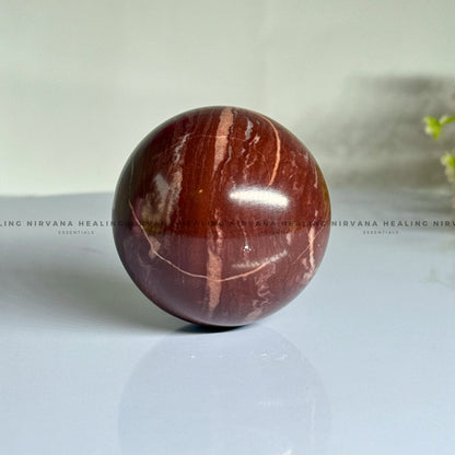 RED JASPER SPHERE (Endurance, Stability, Vitality And Courage) image 2