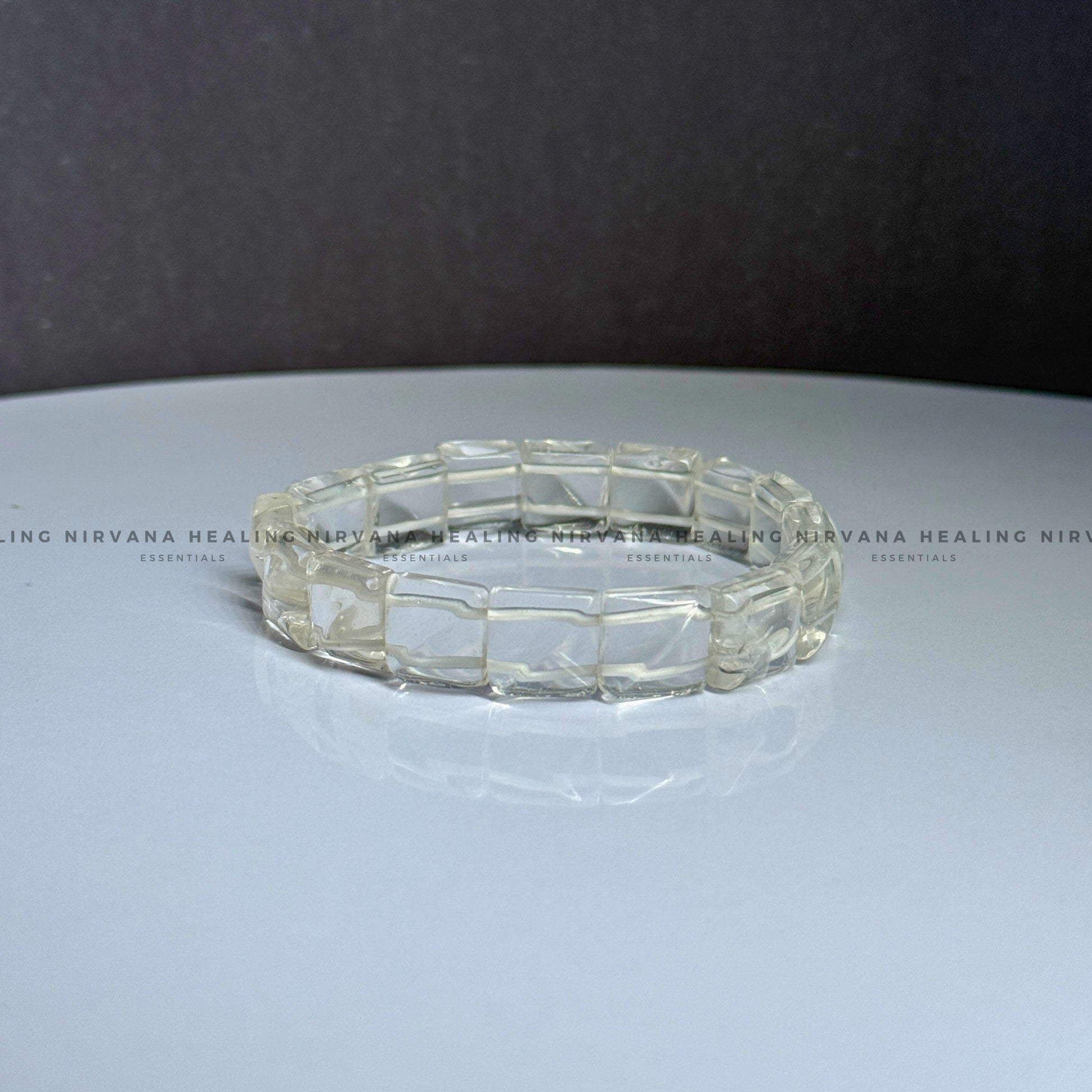 CLEAR QUARTZ PYRAMID BRACELET (Mental Clarity, Master Healer And Energy Amplifier) image 3