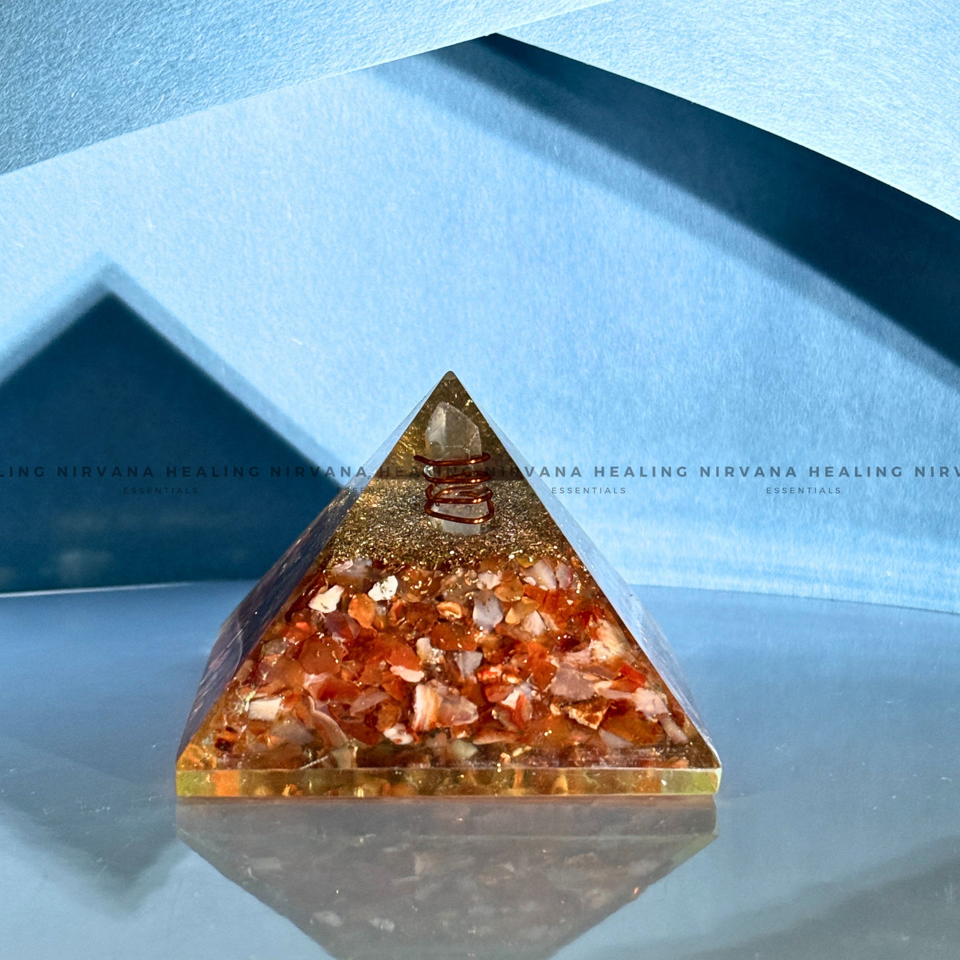 RED CARNELIAN PYRAMID (Creativity, Courage, Passion And Stamina) image 4