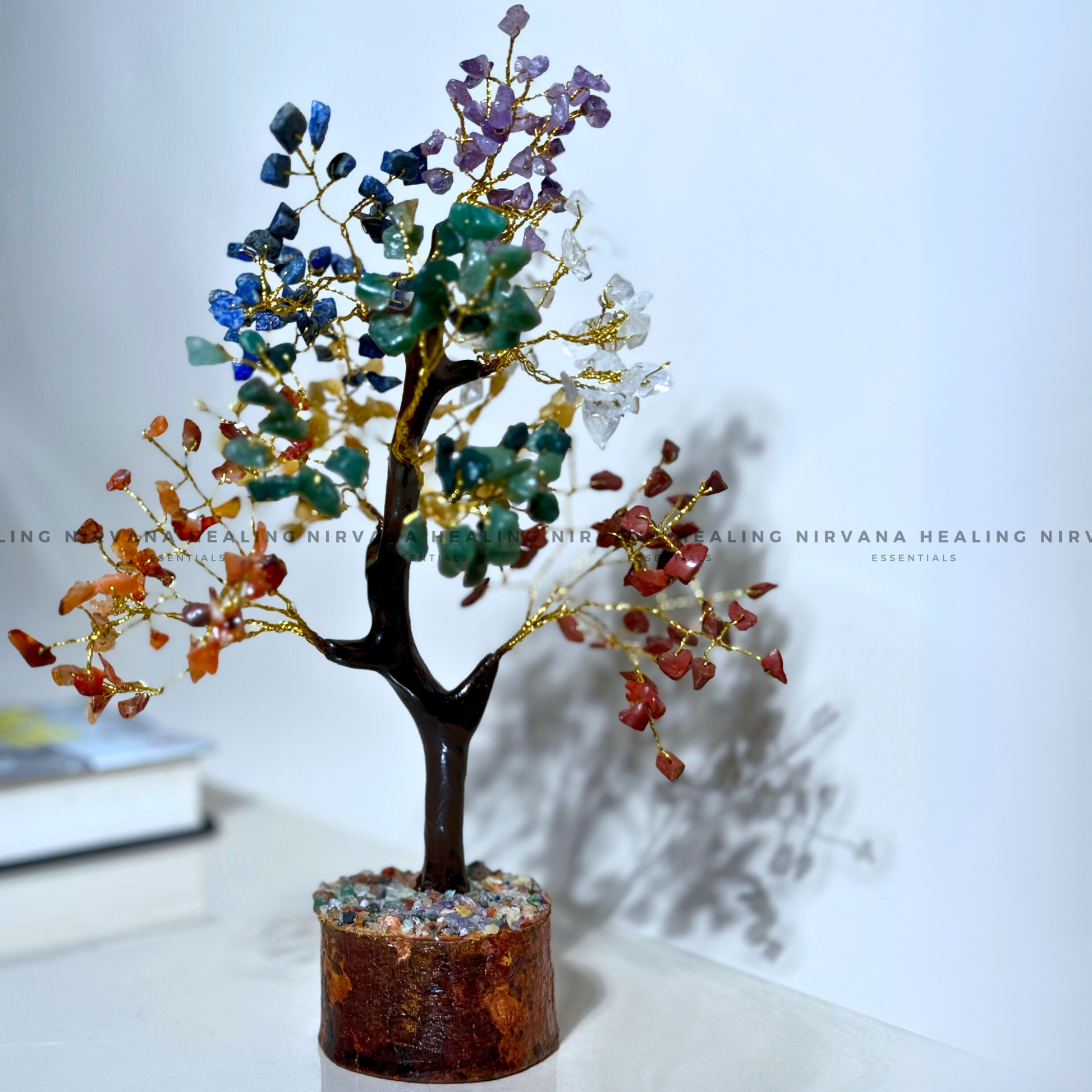 7 CHAKRAS CRYSTAL TREE Approx 200 Beads (Balance, Harmony, Prosperity And Positive Energy) image 3