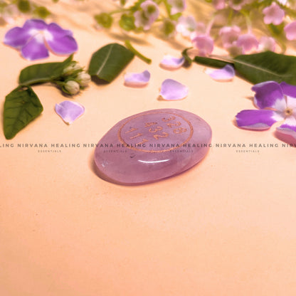 ROSE QUARTZ ZIBU COIN (Love, Romance, Relationship, Emotion And Balance) image 3