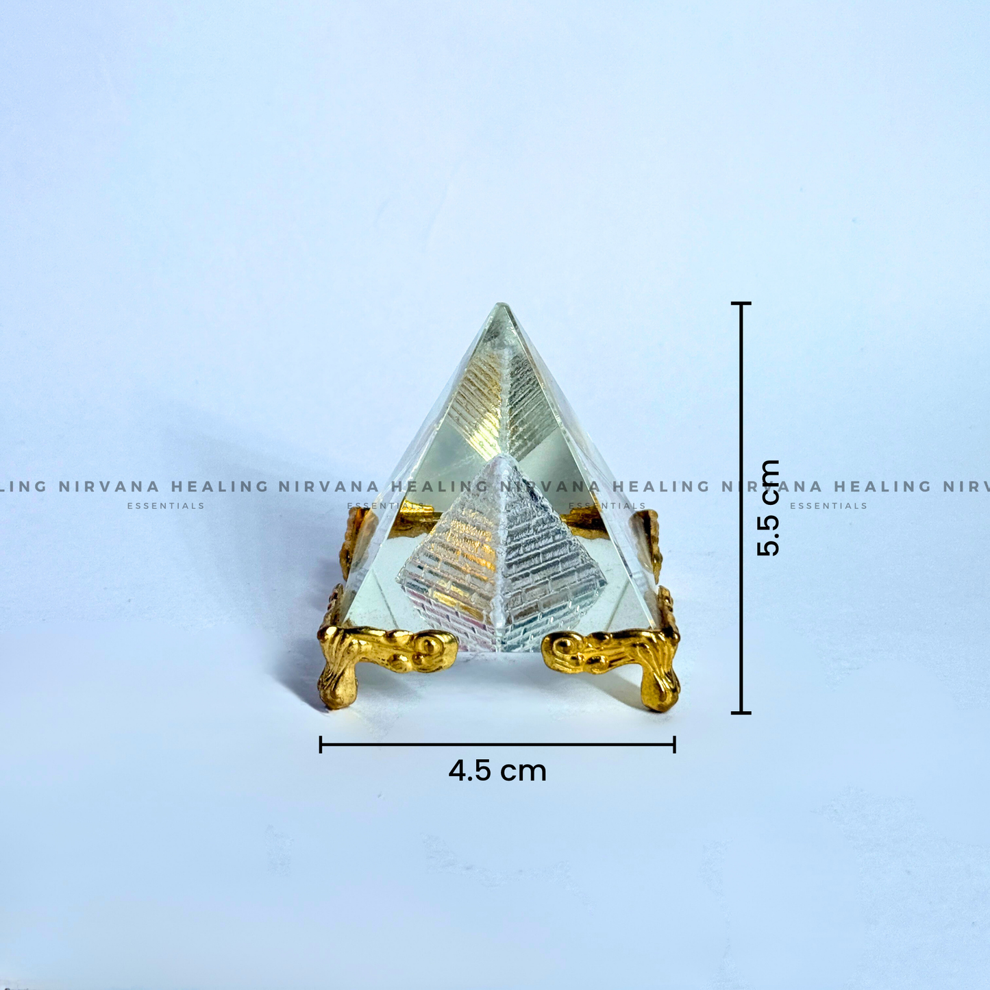 VASTU/FENG SHUI CRYSTAL PYRAMID (Harmonize Energy And Enhance Prosperity) image 3