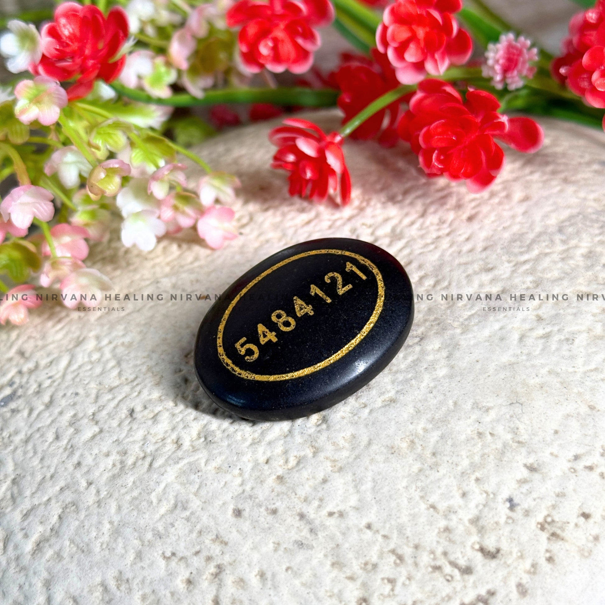 BLACK TOURMALINE SELF LOVE COIN (Protection, Grounding, Shielding And Growth) image 1