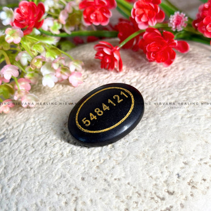 BLACK TOURMALINE SELF LOVE COIN (Protection, Grounding, Shielding And Growth) image 1