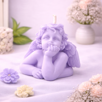 BLISSFUL ANGEL CANDLE (Made From Natural Beeswax) image 1