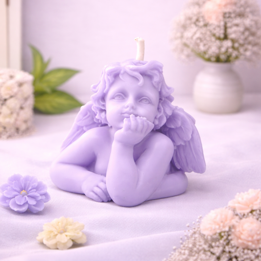 BLISSFUL ANGEL CANDLE (Made From Natural Beeswax) image 1