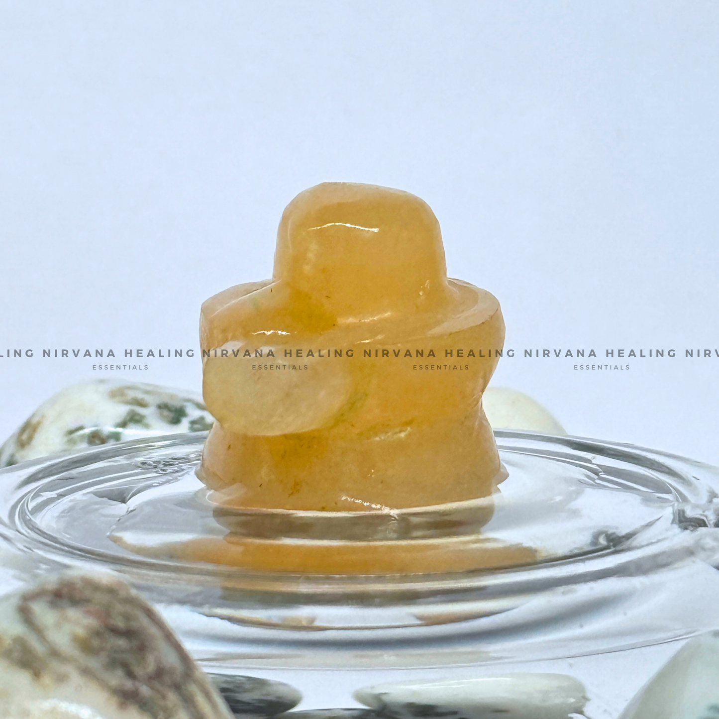 CITRINE SHIVLING (1 Inch) (Abundance, Creativity, Success And Confidence)  image 1