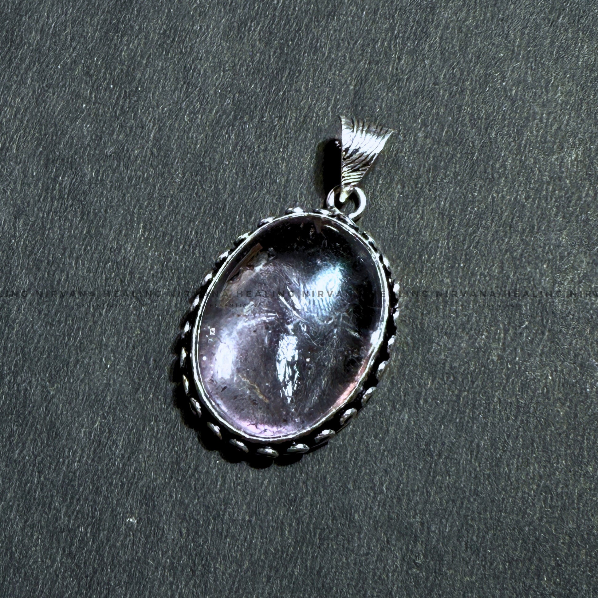 ROSE QUARTZ OVAL PENDANT (Love, Romance, Relationship And Emotion Balance) image 2