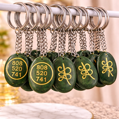 GREEN AVENTURINE KEYCHAIN - Luck, Opportunity & Growth image 3