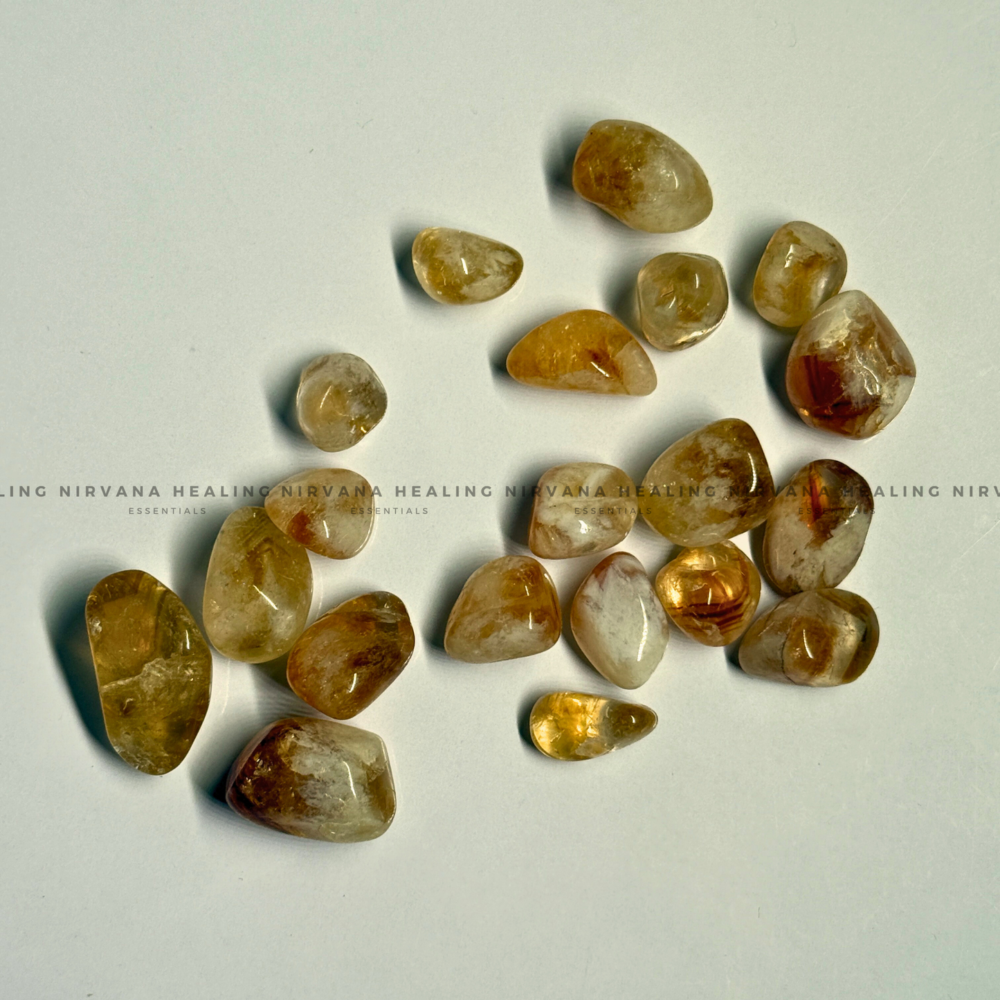 CITRINE TUMBLE STONES (Abundance, Creativity, Success And Confidence).  image 2