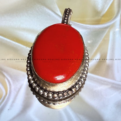 RED CORAL JADE PENDANT (Courage, Strength And Vitality) image 4