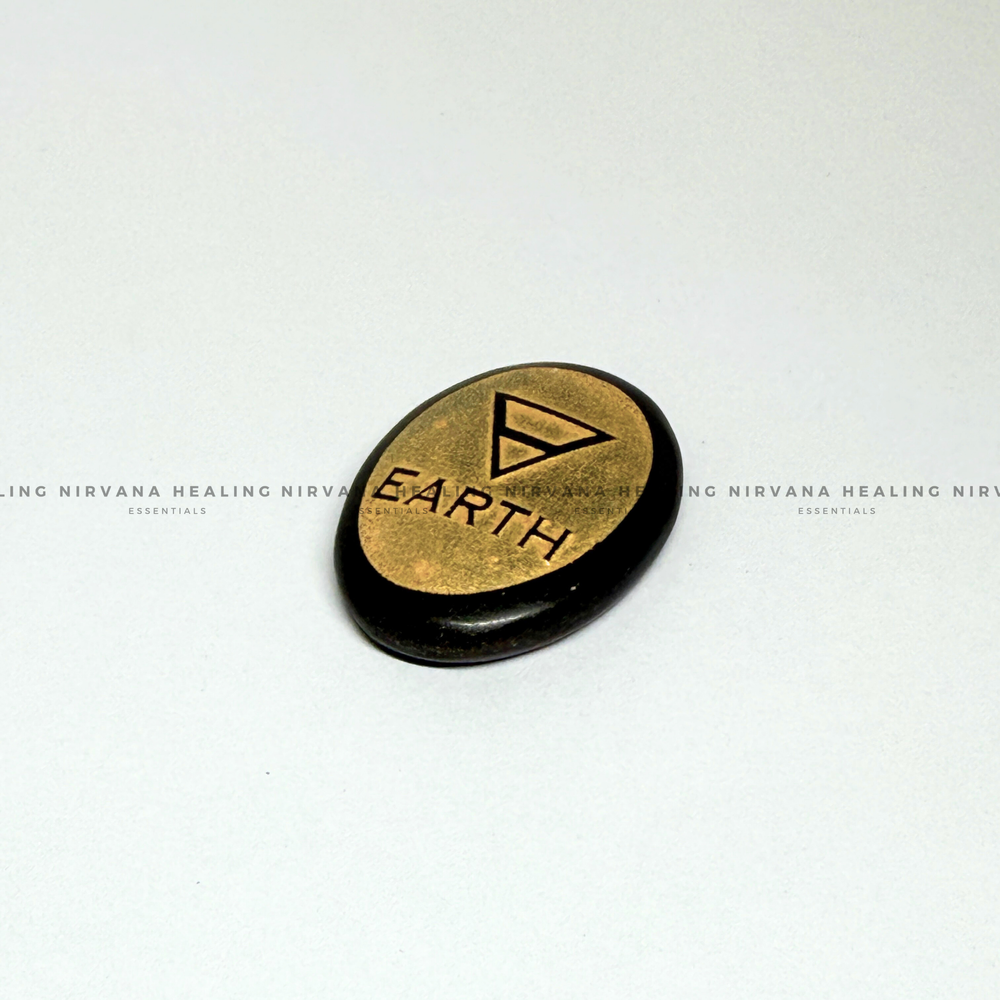 BLACK TOURMALINE EARTH ELEMENT ZIBU COIN (Protection, Grounding, Shielding And Growth) image 4