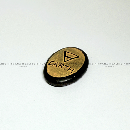 BLACK TOURMALINE EARTH ELEMENT ZIBU COIN (Protection, Grounding, Shielding And Growth) image 4