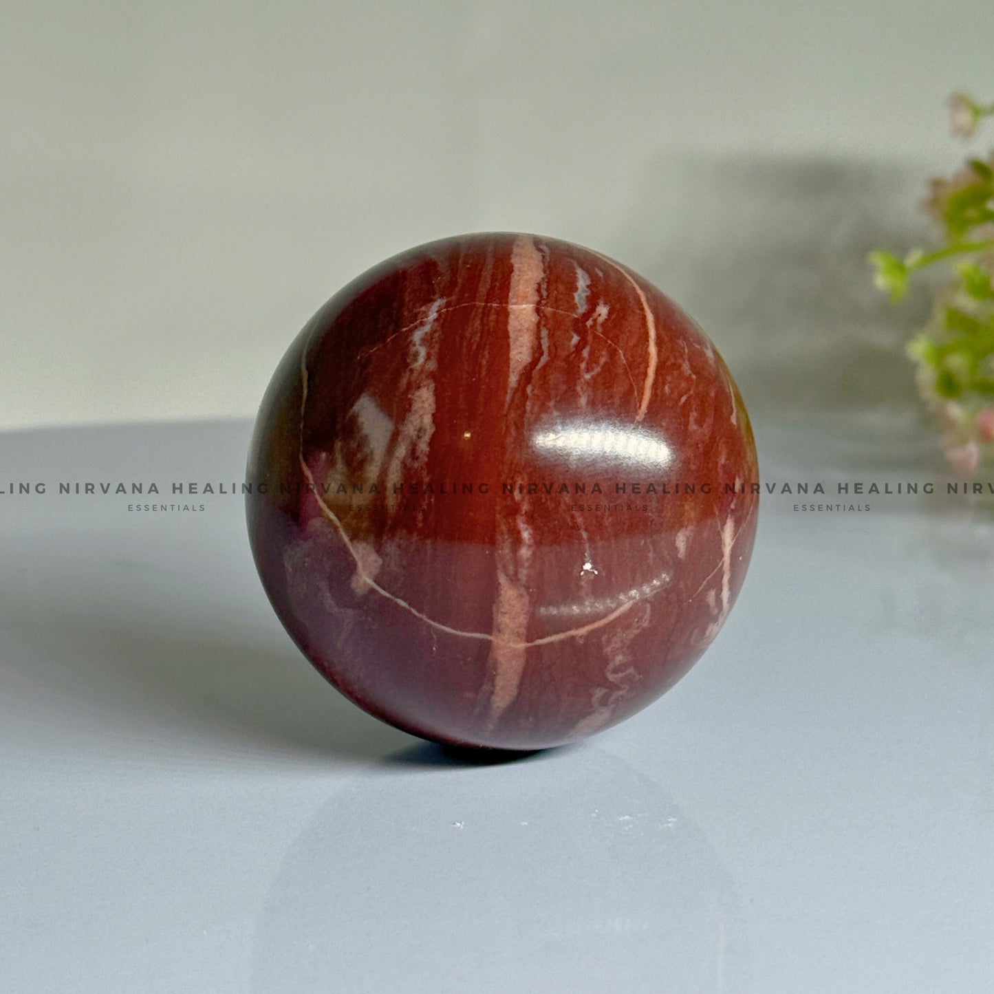 RED JASPER SPHERE (Endurance, Stability, Vitality And Courage) image 4