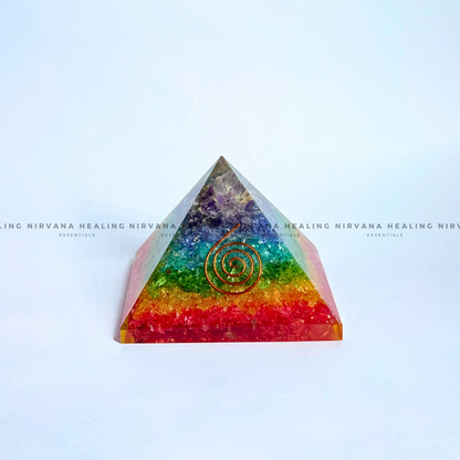 7 CHAKRAS JADE PYRAMID (Energy Alignment, Aura Cleansing And Spiritual Harmony) image 0