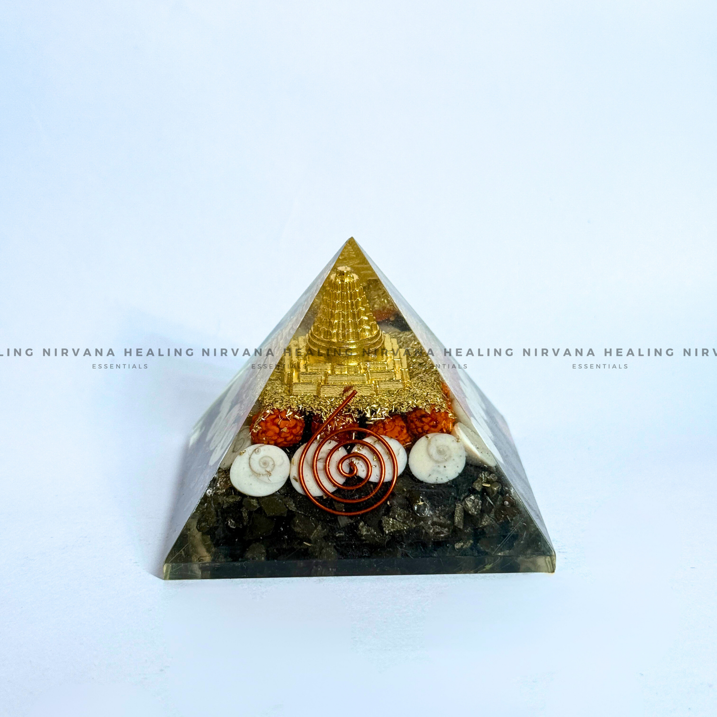 SHREE YANTRA WITH GOMTI RUDRAKSH PYRAMID (Wealth, Protection & Divine Energy) image 5