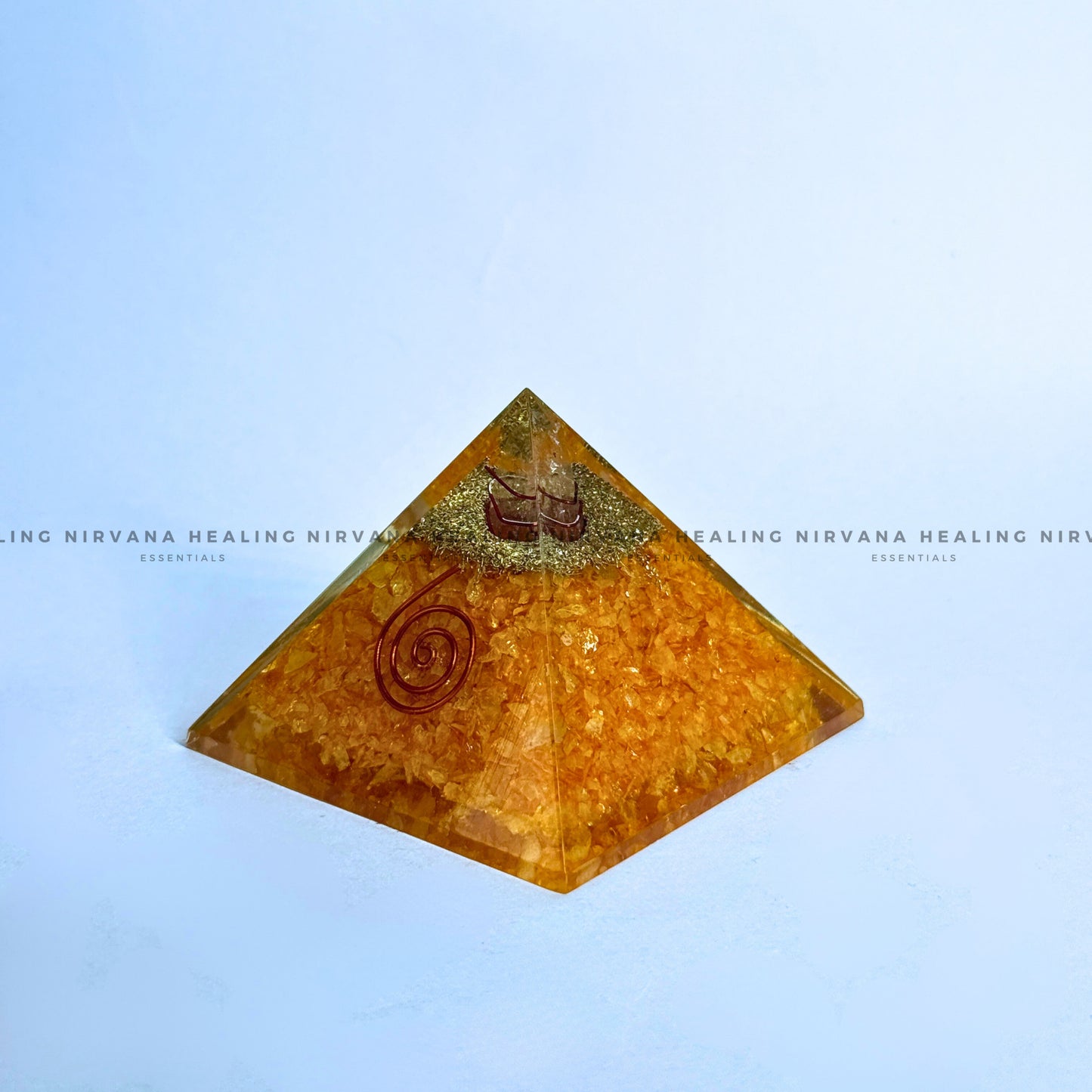YELLOW AVENTURINE PYRAMID (Joy, Leadership, Empowerment) image 1