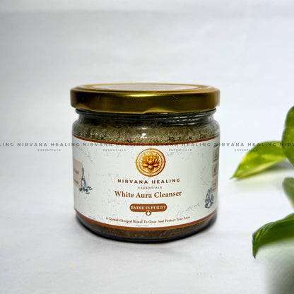 WHITE AURA CLEANER - (Crystal-Charged Bath Salt) image 2