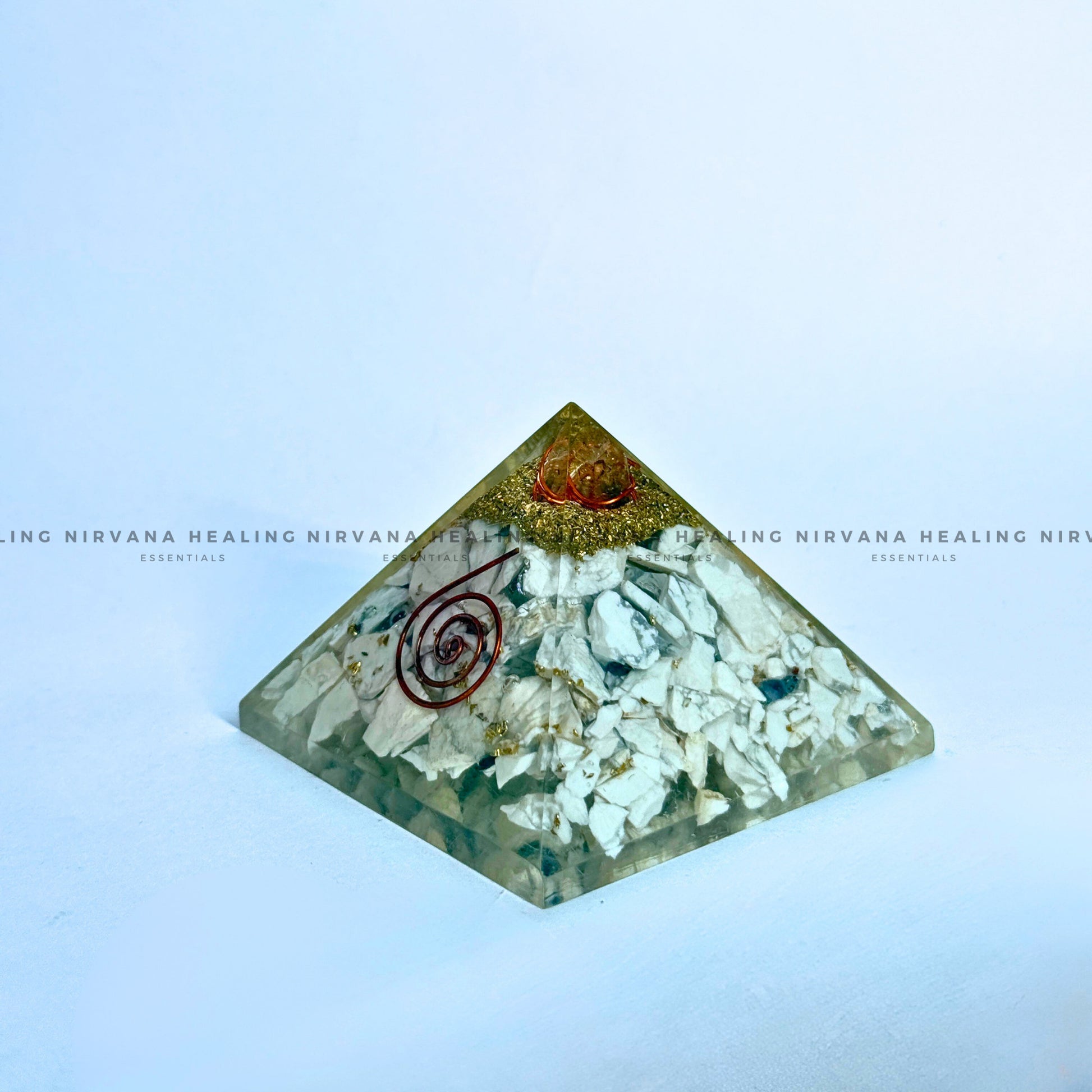 HOWLITE PYRAMID (Peace, Sleep, Patience And Spiritual Awakening) image 1