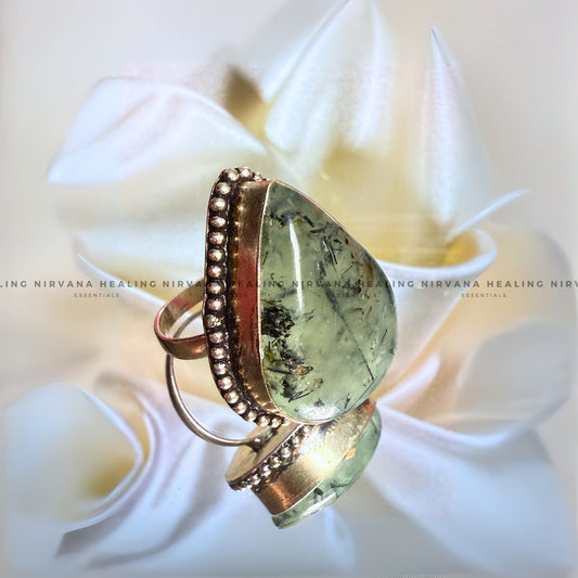 LEBROLITE DIAMOND SHAPED RING (Stone of Magic, Protection And Transformation) image 0
