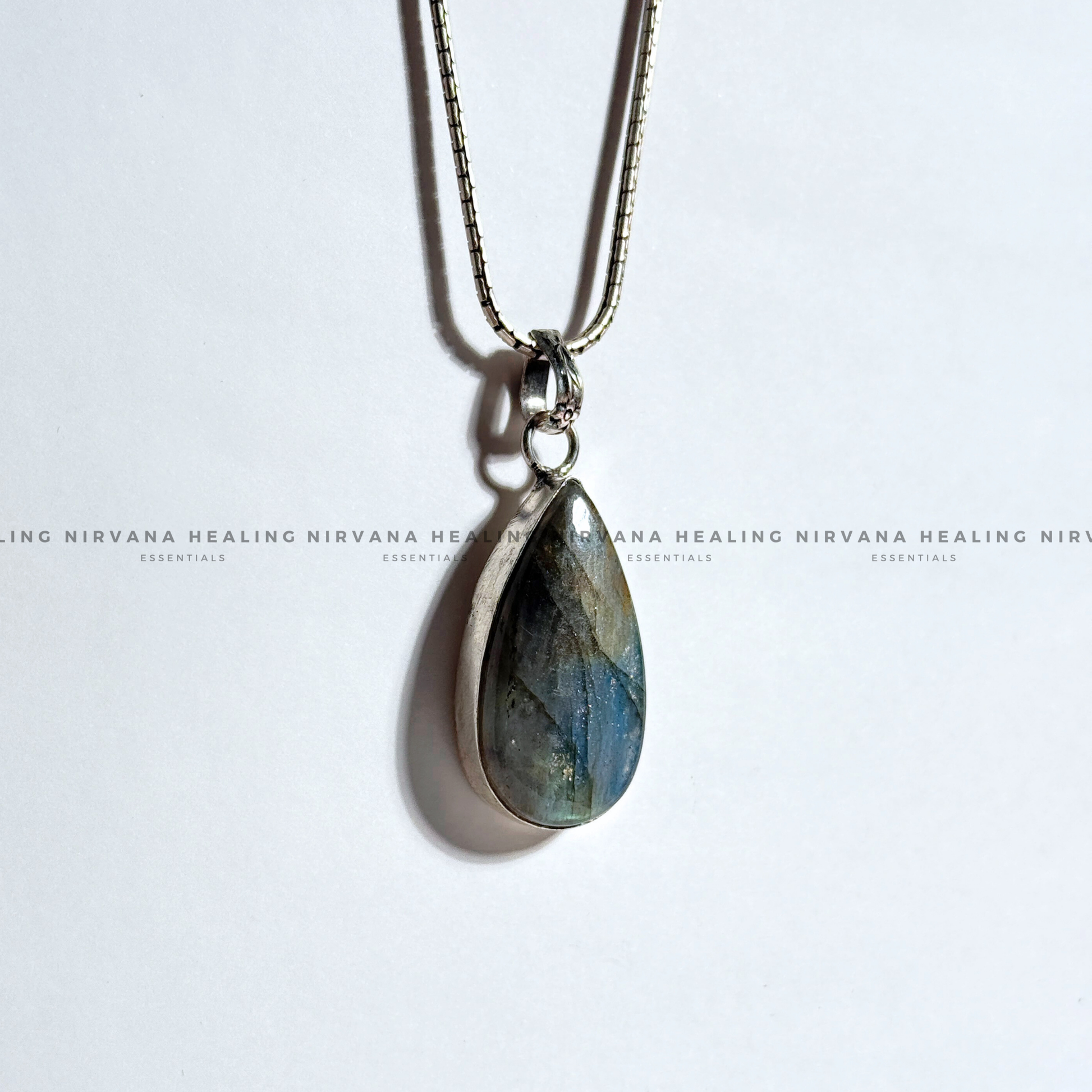 LABRADORITE CRYSTAL DESIGNER PENDANT (Intuition, Inner Power And Transformation).    image 2