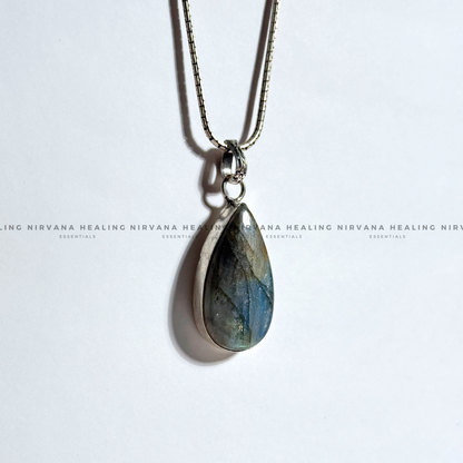 LABRADORITE CRYSTAL DESIGNER PENDANT (Intuition, Inner Power And Transformation).    image 2