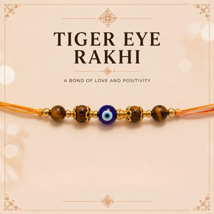 Tiger Eye Crystal Rakhi