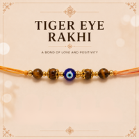 Tiger Eye Crystal Rakhi