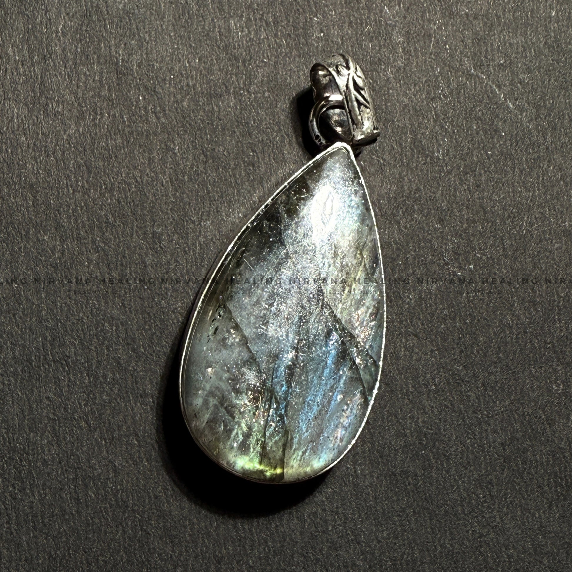 LABRADORITE CRYSTAL DESIGNER PENDANT (Intuition, Inner Power And Transformation).    image 5
