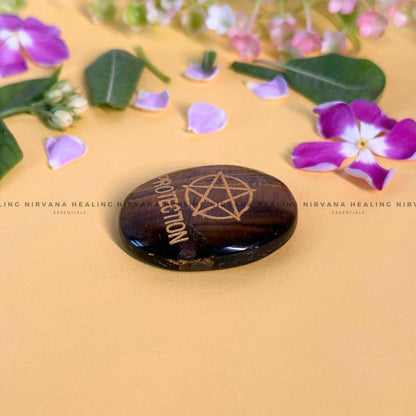 TIGERS EYE PROTECTION ZIBU COIN (Bold, Courage, Willpower And Strength). image 1
