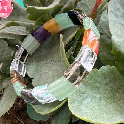 MULTISTONE PYRAMID BRACELET (Balanced, Healing And Energy Amplification) image 2
