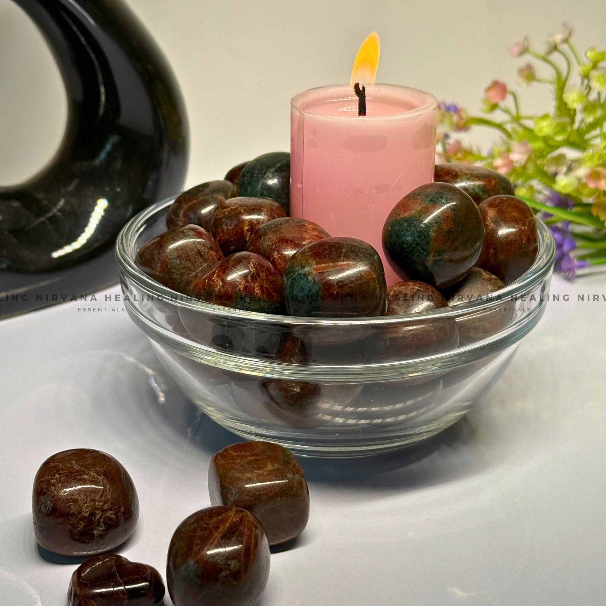 GARNET RED TUMBLE STONES (Commitment, Passion, Grounding And Courage) image 2