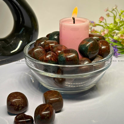 GARNET RED TUMBLE STONES (Commitment, Passion, Grounding And Courage) image 2