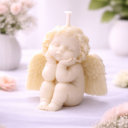 GUARDIAN ANGEL CANDLE (Made From Natural Beeswax) image 7