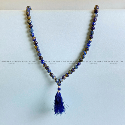 LAPIS LAZULI MALA (Communication, Truth, Ease Of Expression And Wisdom) image 3