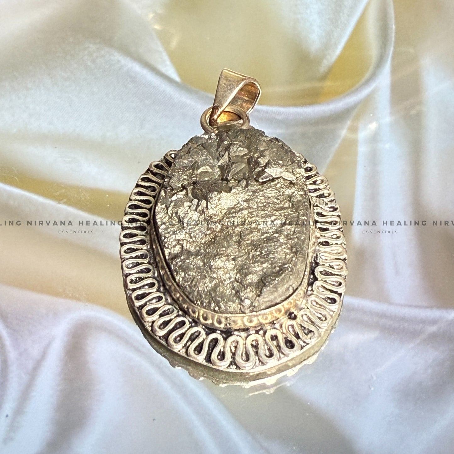 PYRITE CRYSTAL PENDANT (Money Magnet, Prosperity, Fame, And Abundance). image 2
