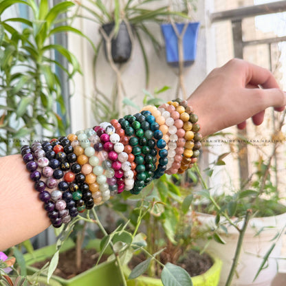 7 CHAKRAS ROUND BEADED BRACELET (Energy, Healing, Protection And Spiritual Alignment) image 4