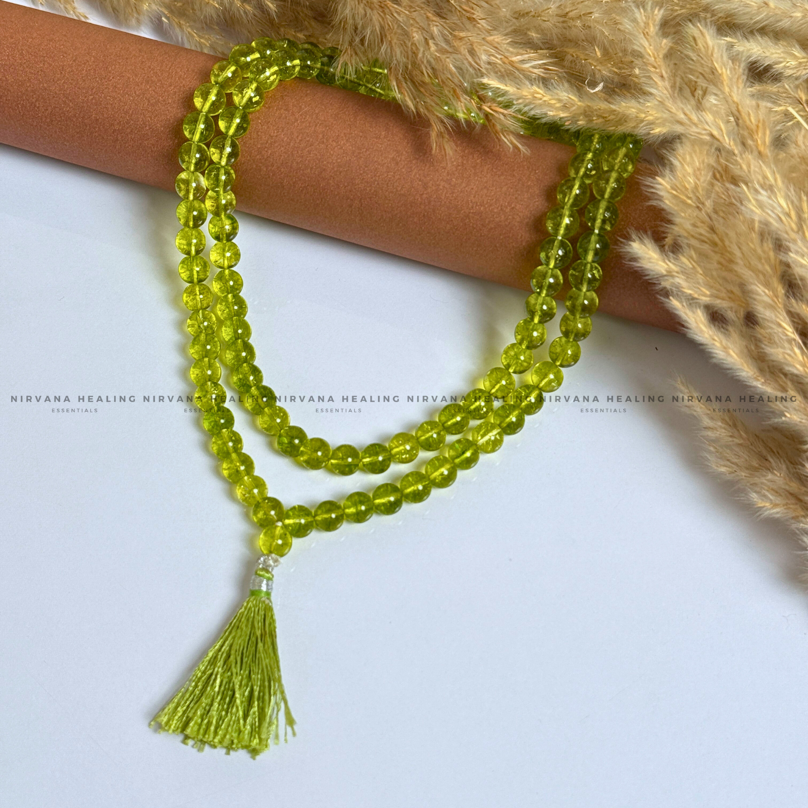 PERIDOT MALA (Prosperity, Cheerfulness, Abundance And Renewal) image 0