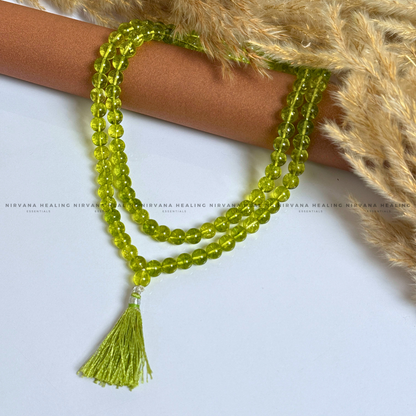 PERIDOT MALA (Prosperity, Cheerfulness, Abundance And Renewal) image 0