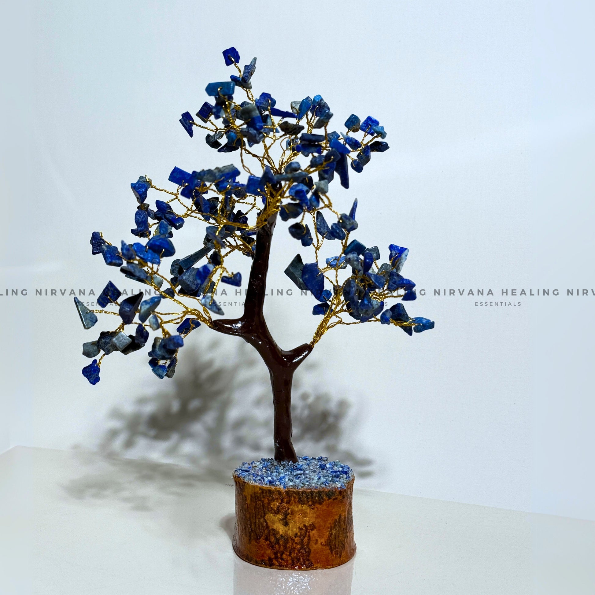 LAPIS LAZULI CRYSTAL TREE Approx 200 Beads (Communication, Truth, Ease Of Expression And Wisdom) image 0