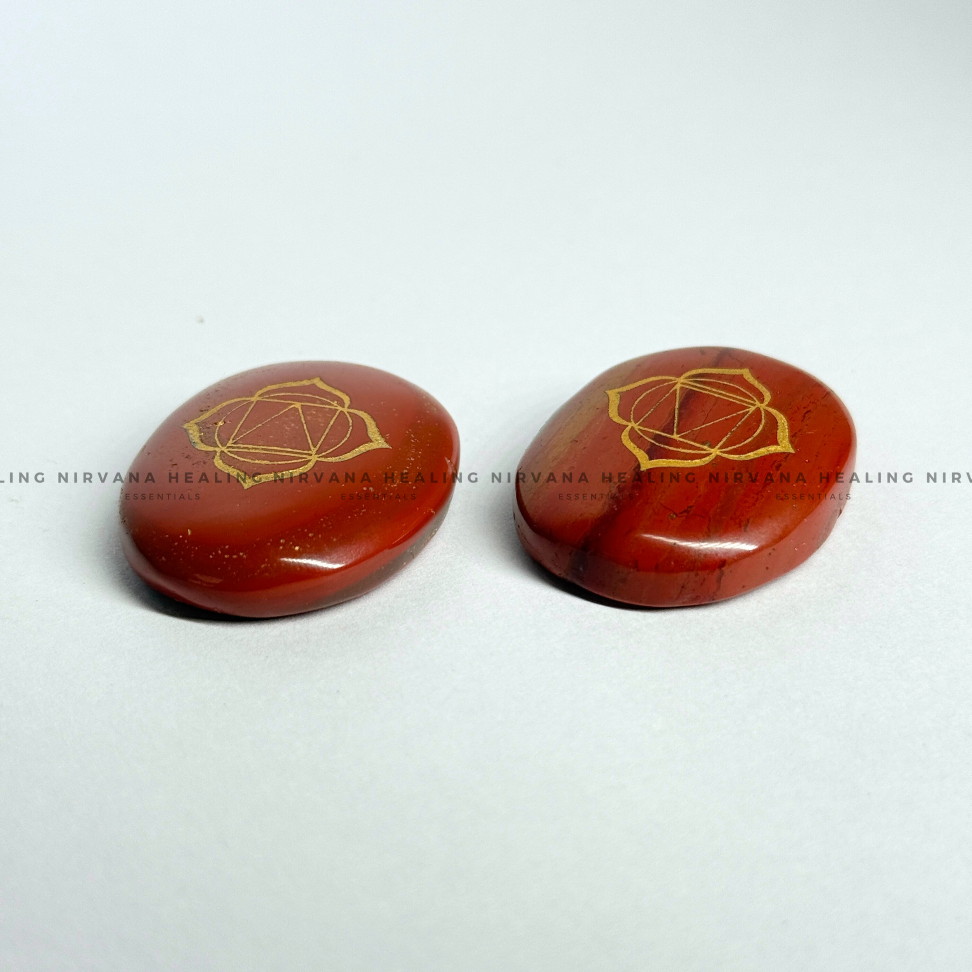 RED JASPER ROOT CHAKRA ZIBU COIN (Immunity, Strength, Health And Pain Relief) image 3