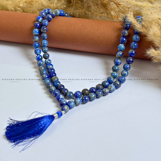 LAPIS LAZULI MALA (Communication, Truth, Ease Of Expression And Wisdom) image 1