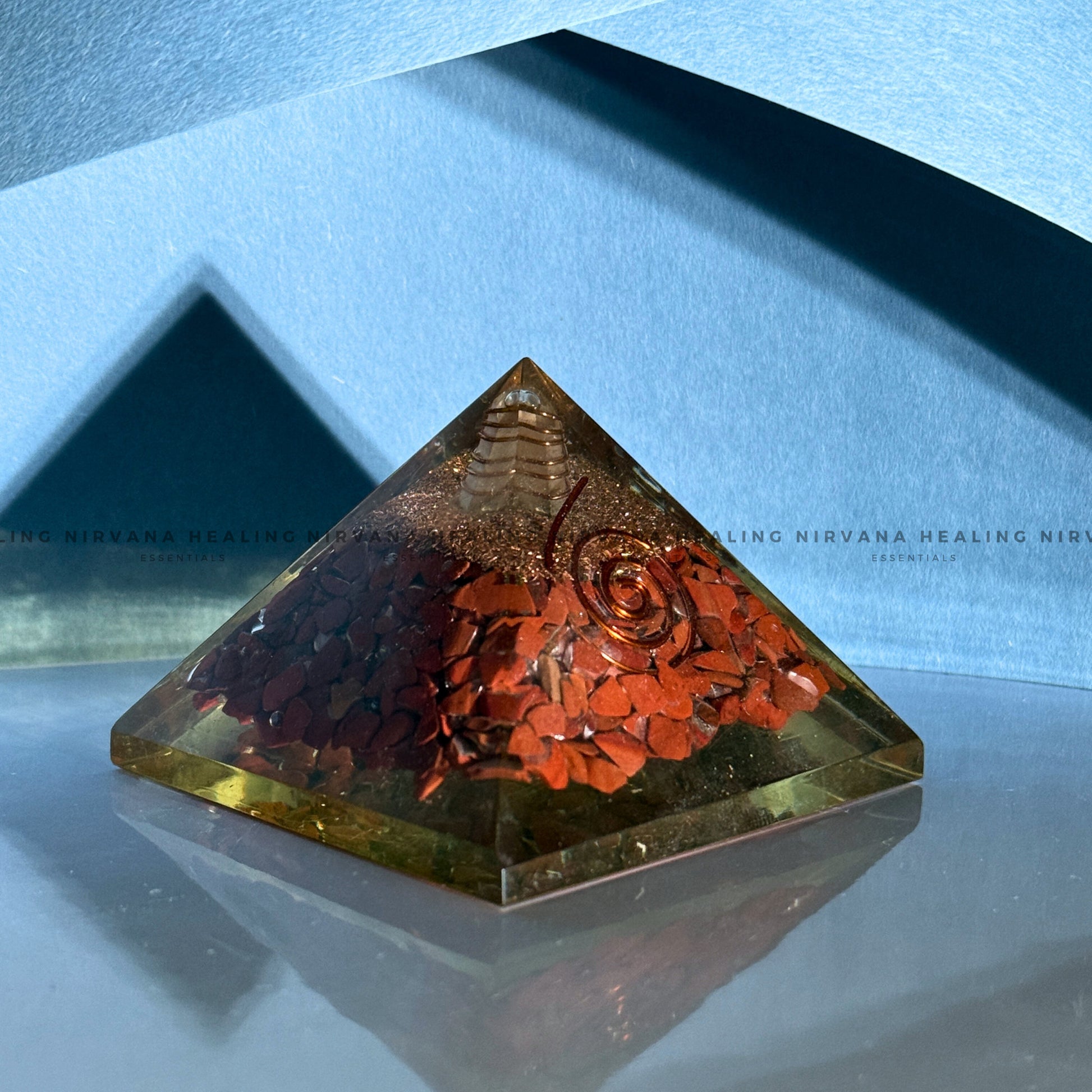 RED JASPER PYRAMID (Immunity, Strength, Health And Pain Relief) image 4