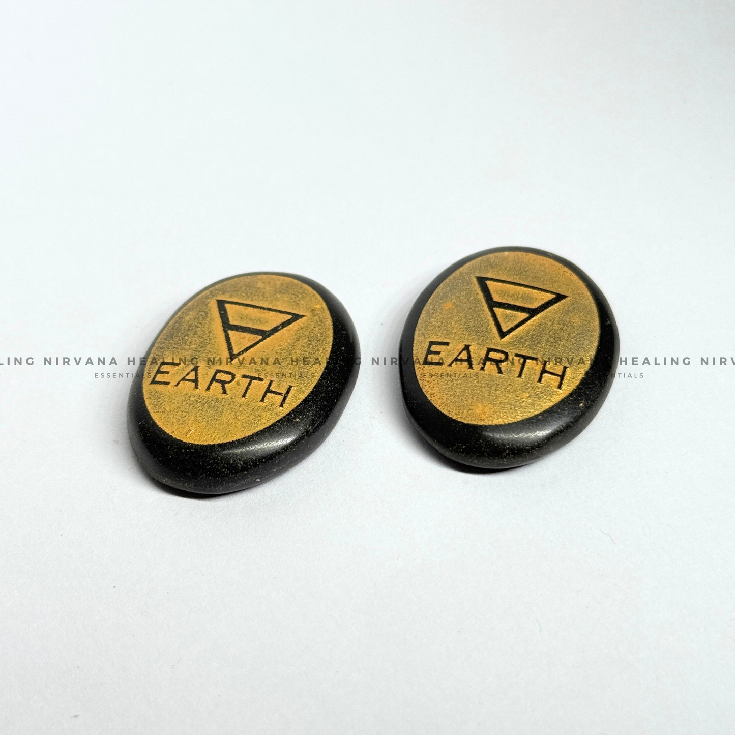 BLACK TOURMALINE EARTH ELEMENT ZIBU COIN (Protection, Grounding, Shielding And Growth) image 3