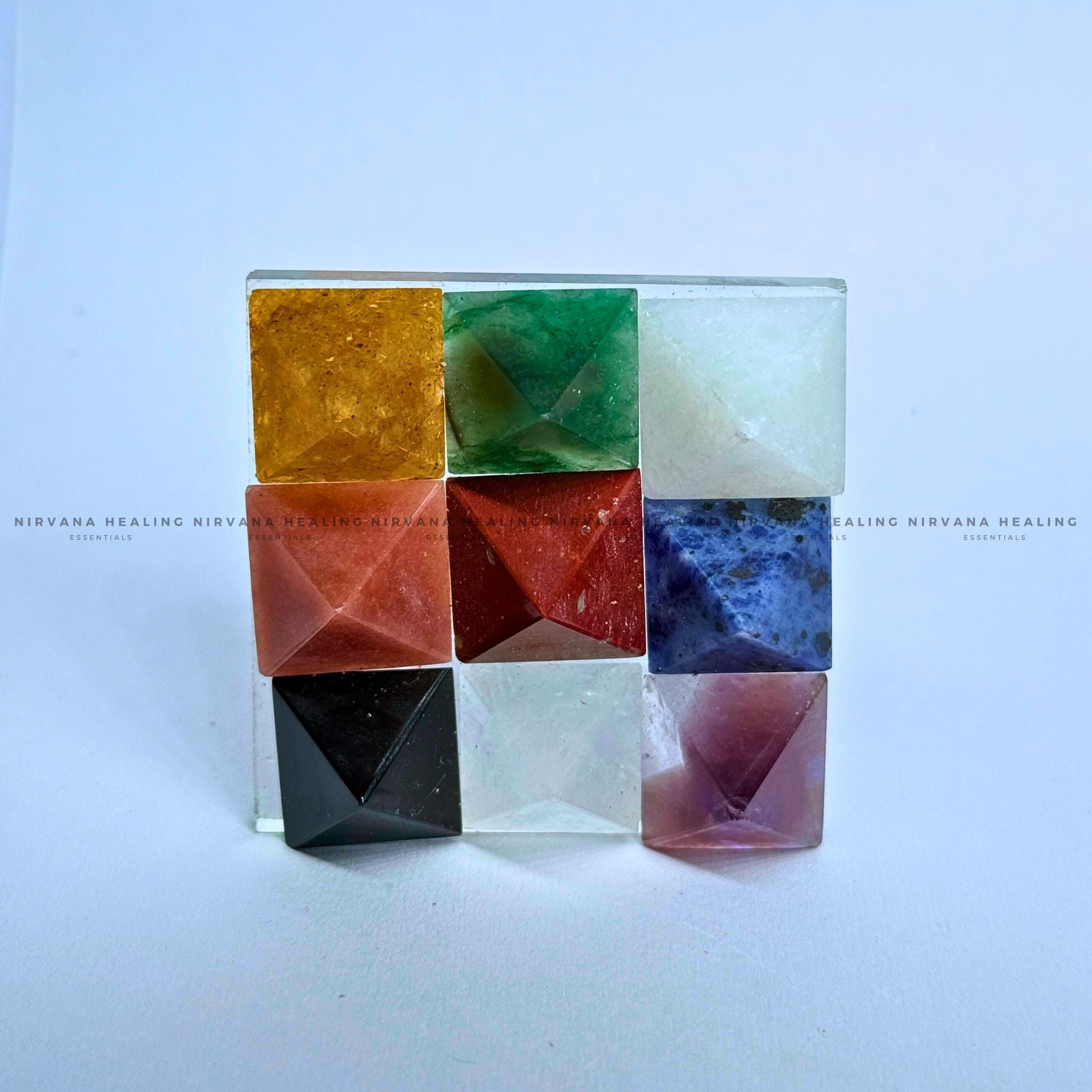 CRYSTAL NAVAGRAHA PYRAMID (Balance of the Nine Planets) image 3