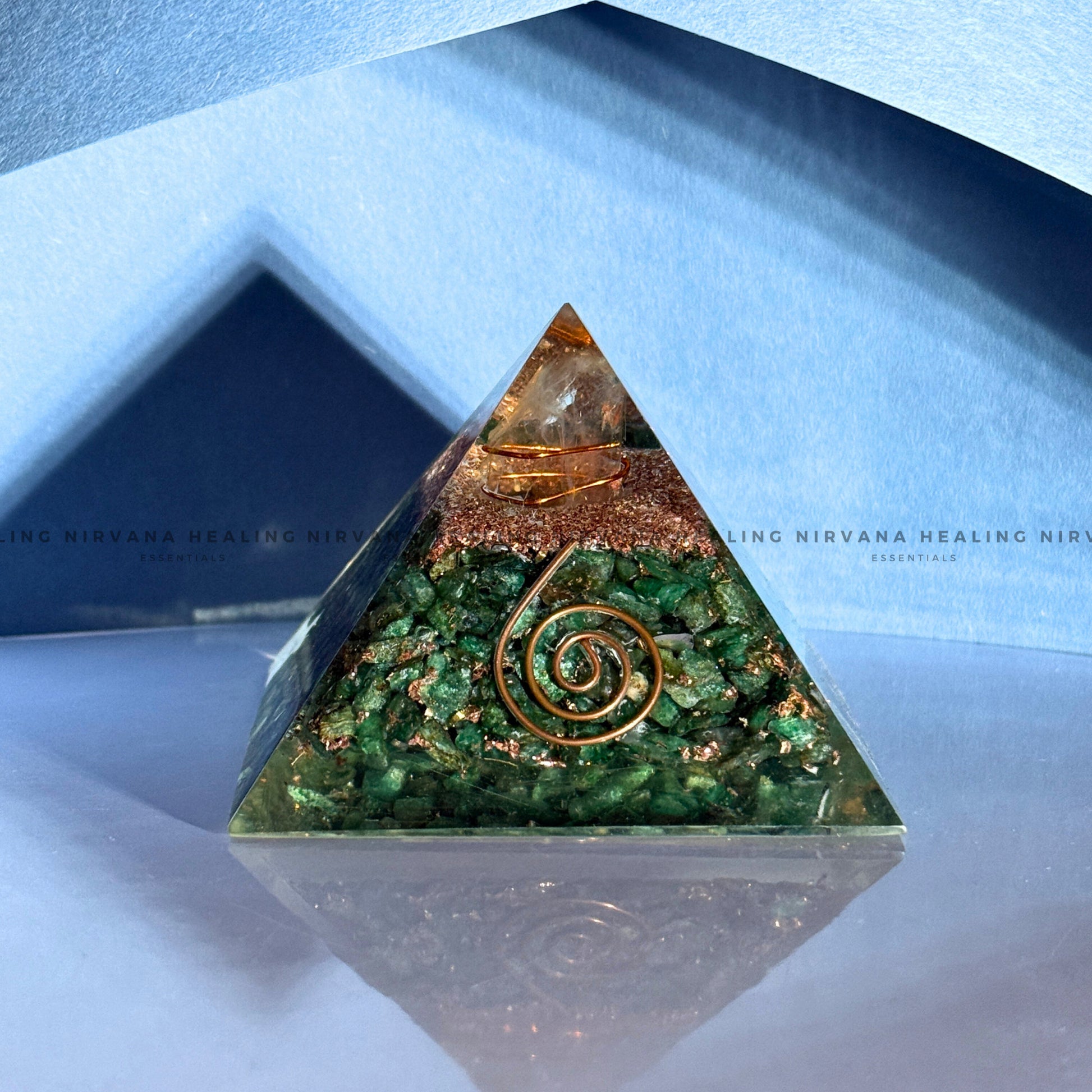 GREEN JADE PYRAMID (Luck, Harmony, Peace And Abundance) image 4