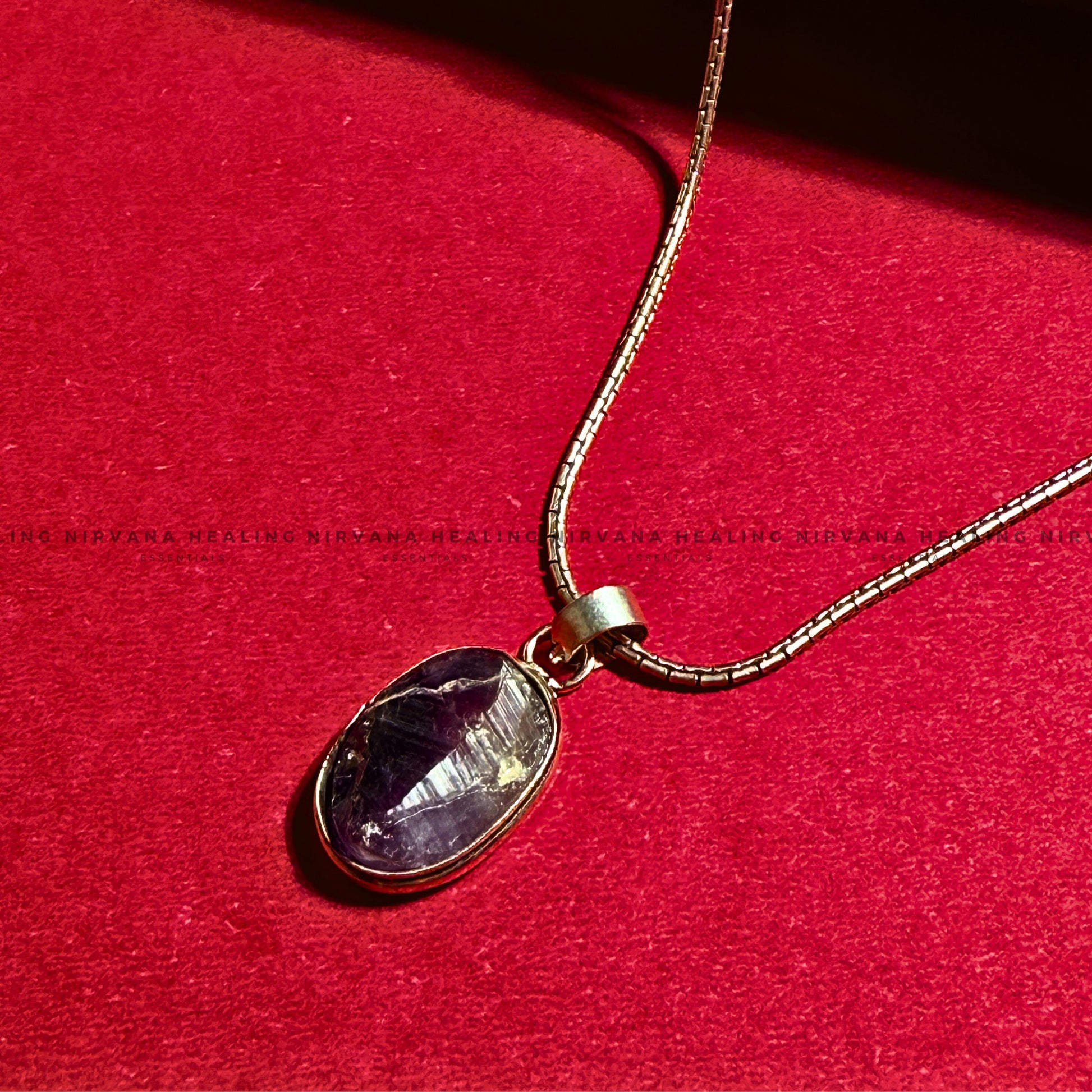 AMETHYST RAW PENDANT (Meditation, Stress Reduction, Intuition And Manifestation)   image 4