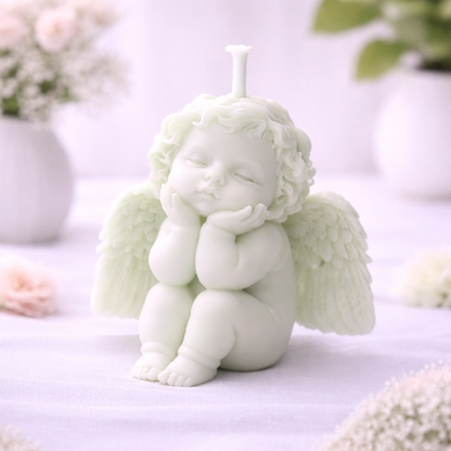 GUARDIAN ANGEL CANDLE (Made From Natural Beeswax) image 4