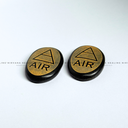 BLACK TOURMALINE AIR ELEMENT ZIBU COIN (Protection, Grounding, Shielding And Growth) image 3