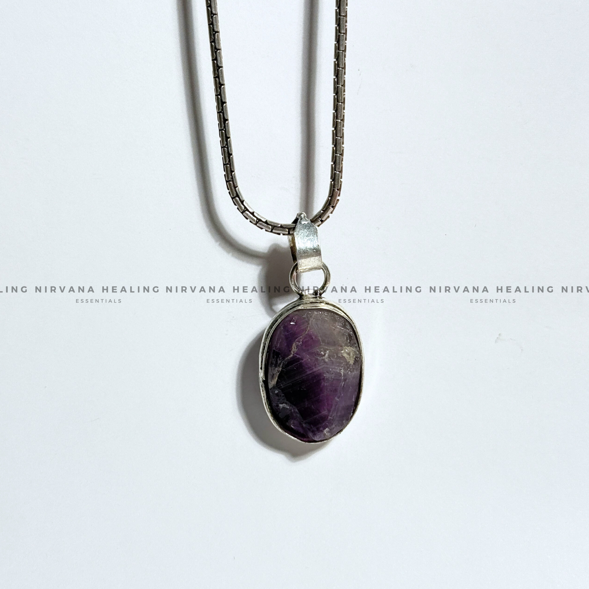 AMETHYST RAW PENDANT (Meditation, Stress Reduction, Intuition And Manifestation)   image 6